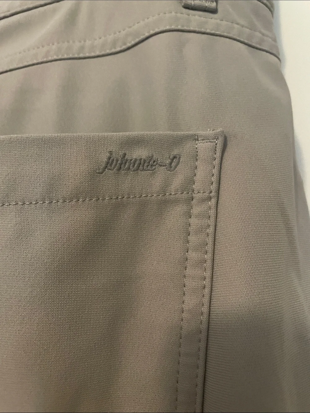 johnnie-O Light Gray Straight-Fit Chino Pants